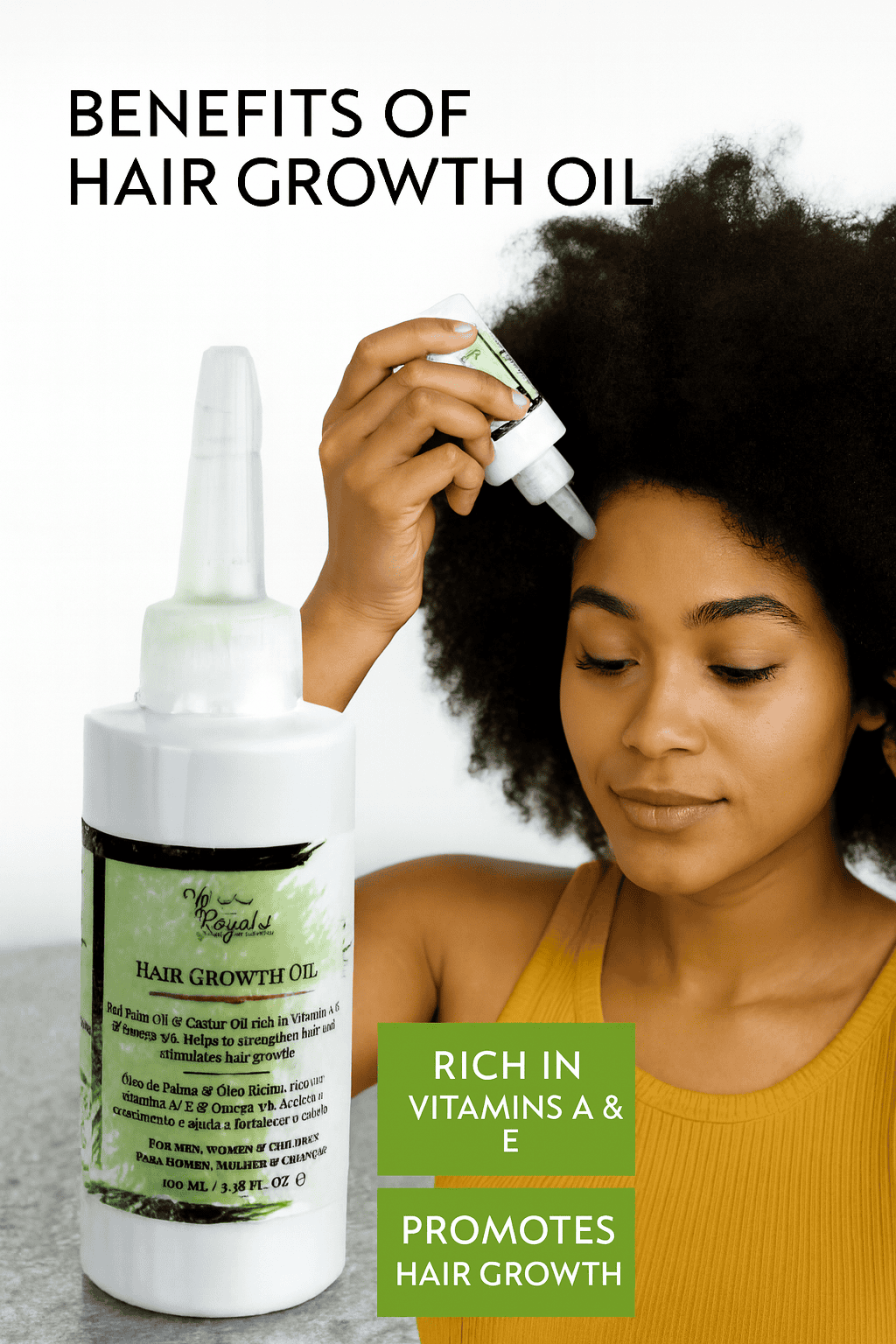 Natural Hair Growth Oil | Organic Homemade
