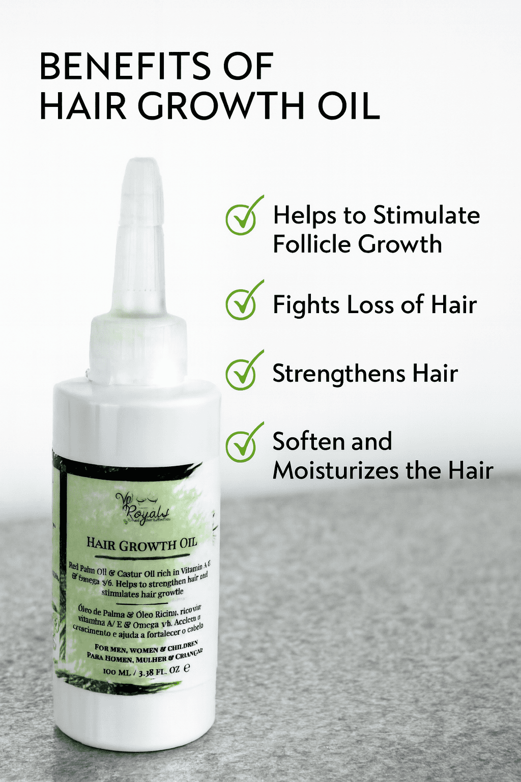 Natural Hair Growth Oil | Organic Homemade