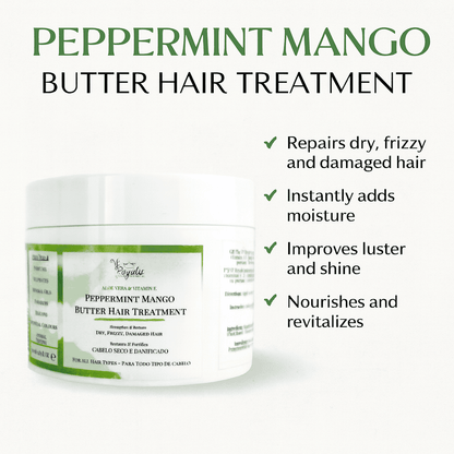 Peppermint Mango Butter Hair Treatment